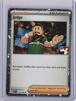 Judge Trainer STAMPED Cosmos Holo Play! Pokemon Prize Pack Series 4 - Image 2