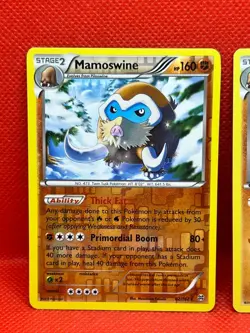 Pokemon Tcg Mamoswine 82/162 Reverse & Holo Rare XY Breakthrough - Image 2