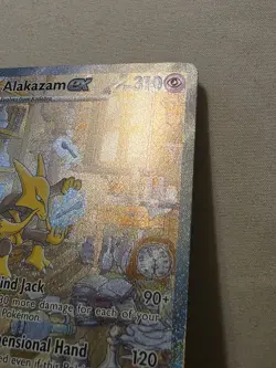 MINT / NM Pokemon 151 Alakazam EX 201/165 Special Illustration Rare - Image 4