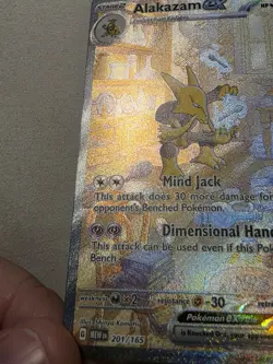 MINT / NM Pokemon 151 Alakazam EX 201/165 Special Illustration Rare - Image 5