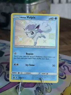 ✨ Pokemon TCG Alolan Vulpix SV8/SV94 Hidden Fates Shiny Vault MINT ✨ - Image 1