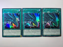 3 x The Eye of Timaeus DRL3-EN045 Ultra Rare 1st Edition YuGiOh Playset NM - Image 1