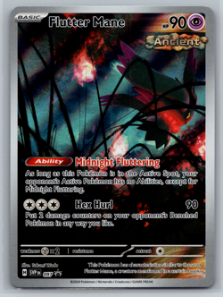 Flutter Mane Pokemon TCG Scarlet Violet Full Art Black Star Promo SVP-EN-097 - Image 1