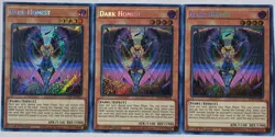 Yugioh 3x Dark Honest LIOV-EN022 Secret Rare 1st Edition Near Mint Playset - Image 1