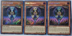 Yugioh 3x Dark Honest LIOV-EN022 Secret Rare 1st Edition Near Mint Playset - Image 4