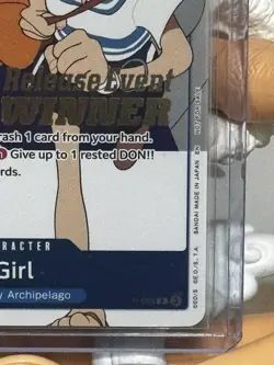 Bandai One Piece CCG Girl P-096 Release Event Winner Promo Stamped - Image 2