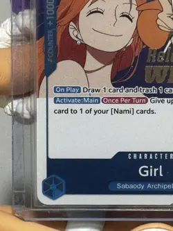 Bandai One Piece CCG Girl P-096 Release Event Winner Promo Stamped - Image 5