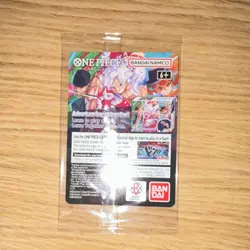 Bandai Namco One Piece CCG Monkey D. Luffy US Voyage Promo Full Art Holo Card - Image 2