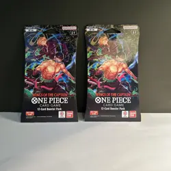 One Piece OP-06 Wings Of The Captain Blister Pack - Sleeved Booster X 2 Packs - Image 1