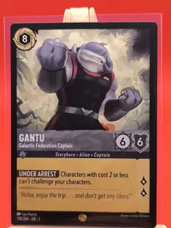Gantu 178/204 Legendary The First Chapter Disney Lorcana Card * New * - Image 1