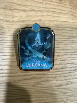 Disney Lorcana Hades Infernal Schemer PROMO PIN Organized Play League - Image 1