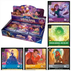 Disney Lorcana Himmelsleuchten Einzelkarten NO FOIL Sleeved NM DE Monatsupdates - Image 1