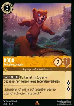Disney Lorcana Himmelsleuchten Einzelkarten NO FOIL Sleeved NM DE Monatsupdates - Image 2