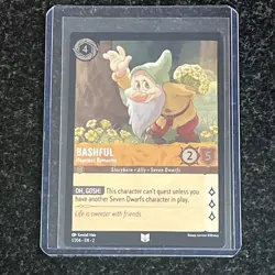 Bashful Hopeless Romantic 1/204 Disney Lorcana Rise of Floodborn Uncommon FOIL - Image 2