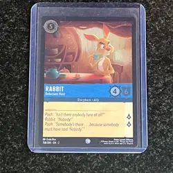 Disney Lorcana: Rise of the Floodborn - Rabbit - 158/204 (Cold Foil) - Image 2