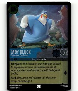 FOIL - Disney Lorcana Lady Kluck - Protective Confidant - Archazia's Island - Image 1