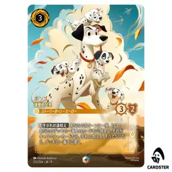Pongo Determined Father E 223/204 JA-9 [Foil] Disney Lorcana Japanese FABLED - Image 1