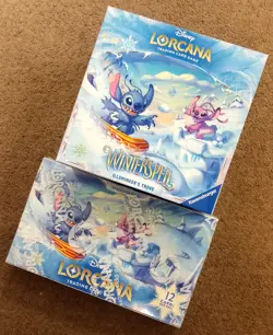 DISNEY LORCANA WINTERSPELL BOOSTER BOX & ILLUMINEER'S TROVE BOX FREE SHIPPING - Image 1