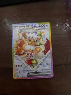 Pokemon TCG Eevee EX 174 Prismatic Evolutions Black Star Promo Card NM - Image 1
