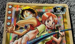 One Piece Card Luffy & Nami BP-T03 Hyper Battle Carddass Japanese - Image 3