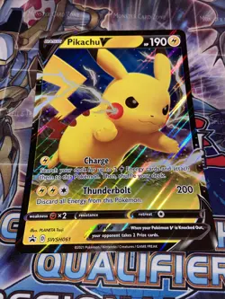Pokemon Pikachu V - JUMBO CARD - SWSH Black Star Promo - SWSH061 (NM) - Image 2