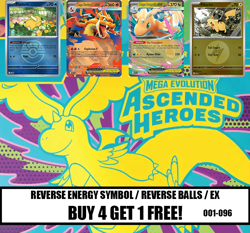 Ascended Heroes: Pick Your Card – Holo/Reverse Energy & Ball/EX) 001-096 - Image 1