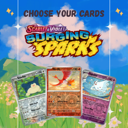Choose Your Cards Pokemon Surging Sparks NM Holo and Reverse - Image 1