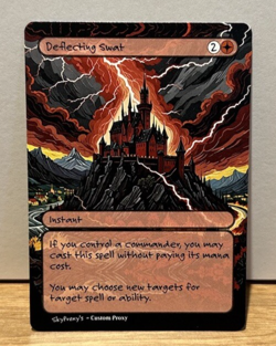 MTG - Deflecting Swat - Van Gogh Style - Card For EDH and Playtest - Image 1