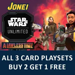 Star Wars Unlimited A Lawless Time LAW EN All 3x Card Playset Single Base/Leader - Image 1