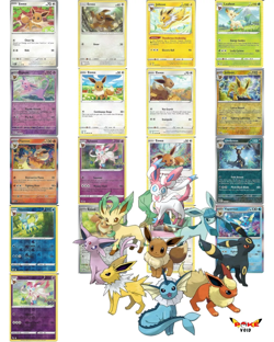 Pokemon Cards Choose your favourites Eevee and Eeveelutions. Bundles available - Image 1