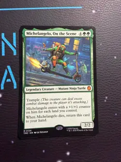Michelangelo, On the Scene Commander: Teenage Mutant Ninja Turtles Mythic Rare - Image 1