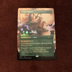 Utopia Sprawl (Borderless) Secret Lair Drop Foil 409 NM+ Unplayed Magic MTG Card - Image 1