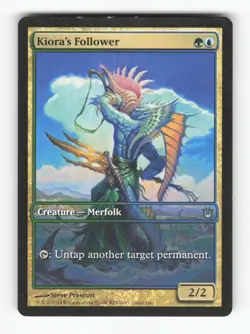 Kiora's Follower P Game Day & Store Championship Promos 150 LP Normal MTG - Image 1