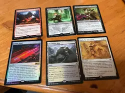 6x mtg mix lot rare mythic foils #16 - Image 1