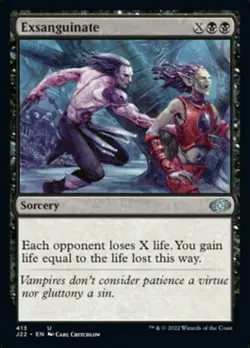 MTG Exsanguinate, NM-Mint, English Jumpstart 2022 - Image 1