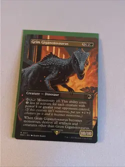 Grim Giganotosaurus (Borderless) Universes Beyond: Jurassic World Regular - Image 1