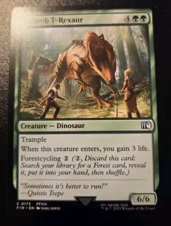 Balamb T-Rexaur 0173 Common Final Fantasy Magic: The Gathering - Image 1
