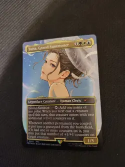 Yuna, Grand Summoner Borderless Special Promo Final Fantasy MTG FOIL - Image 2