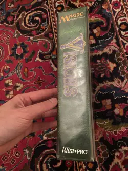 Magic The Gathering : 1997 Visions Binder Authentic Wizards Ultra Pro 3 Ring - Image 2