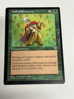 Hall of Gemstone LP [Mirage] Mtg Magic Free Shipping! - Image 1