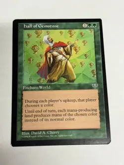Hall of Gemstone LP [Mirage] Mtg Magic Free Shipping! - Image 2