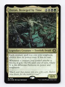 Doran, Besieged by Time (Foil) 0215 (R) MTG Lorwyn Eclipsed (ECL) - Image 1
