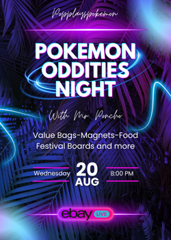 Pokemon Food Festival Jumbo Card Auction As Shown on Screen (Live Only) - Image 1