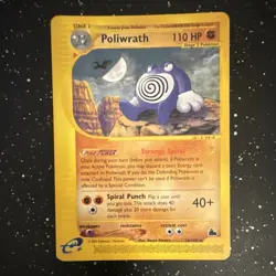 Poliwrath 26/144 Expedition Base Set Rare Regular Pokemon TCG English - Image 1