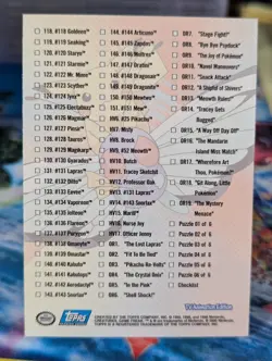 Pokemon Topps Series 1+2+3 Complete Sets!! NM/LP - Image 3