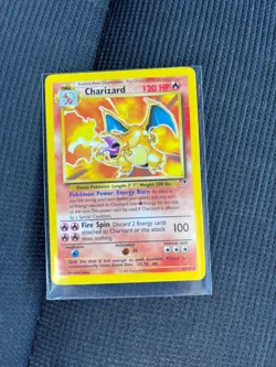 2002 Pokemon CHARIZARD Legendary Collection NON HOLO Lava Deck RARE Card 3/110 - Image 1