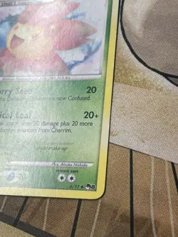 Cherrim 6/17 Pop Series 8 Regular Uncommon Pokemon TCG Card LP+ - Image 3