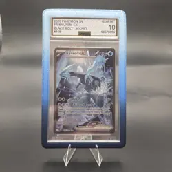 2025 POKEMON BLACK BOLT #165/086 KYUREM EX SIR - AGS GEM MINT 10 W/GAURD - Image 1