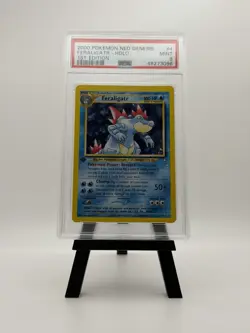 PSA 9 FERALIGATR #4 (HOLO/FIRST EDITION) - 2000 POKEMON NEO GENESIS FIRST ED. - Image 1