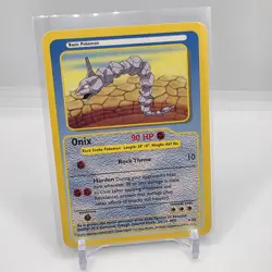 Onix #H08 Pokemon Funskool Near Mint RARE 2004 TCG India - Image 1